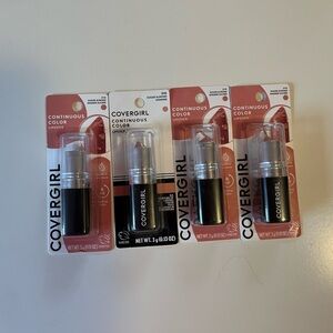 4 New Covergirl Continuous Color Lipstick 010 Sugar Almond